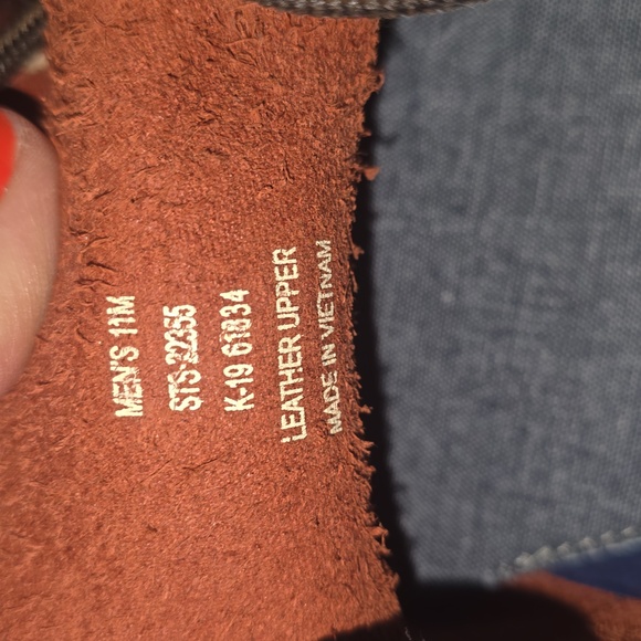 NWOT MENS SPERRY TOPSIDER LEATHERY LOAFERS SZ 11M - Picture 3 of 3